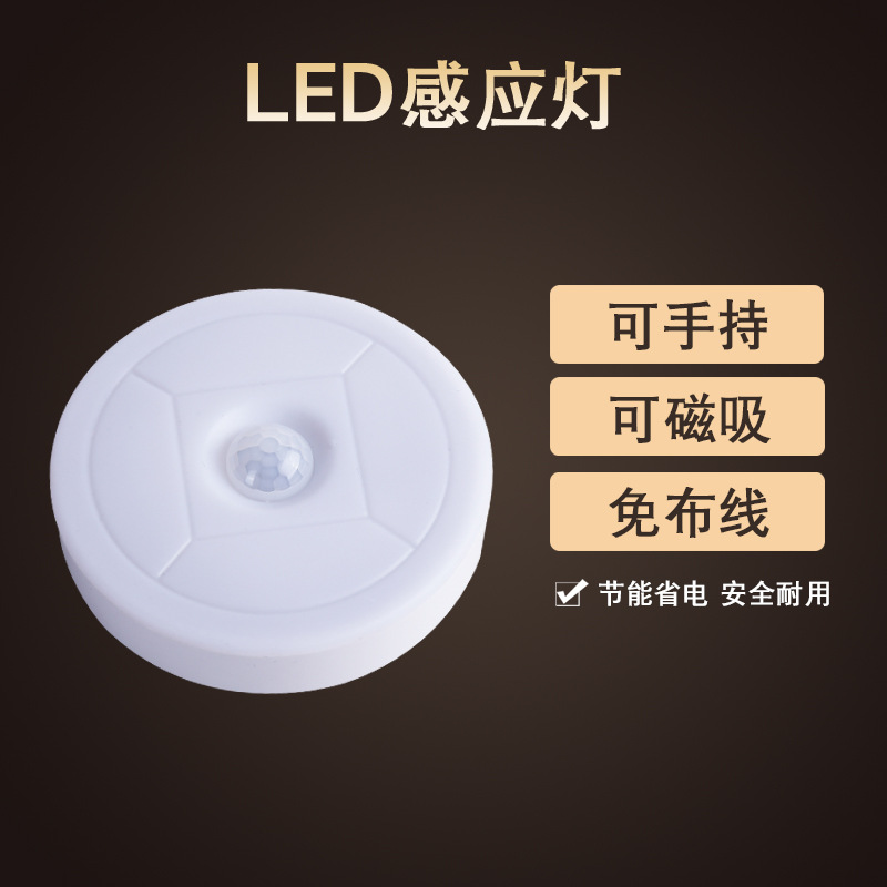 Picture of Smart Human Induction Night Light Wireless USB Charging Creative Eye Protection Night Light Cabinet Aisle Eye Protection