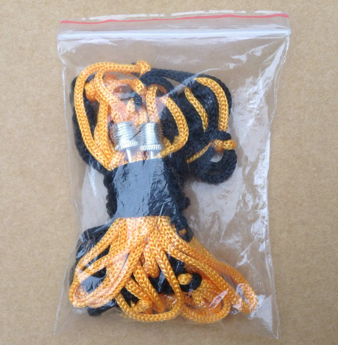Picture of Pu material black and yellow mesh bag wholesale filling basketball football volleyball and other ball games gifts net bag aerated needle combination set