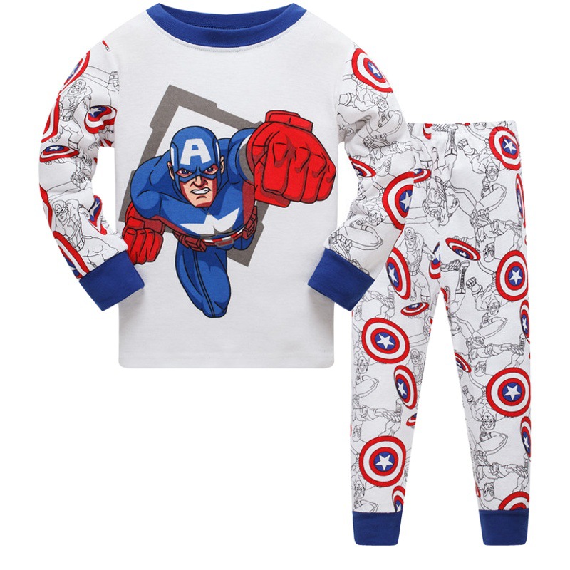 Picture of Baby cotton 3-8 long sleeve thread cotton children's pajamas air conditioning clothing a generation of hair and (whole hand) 8