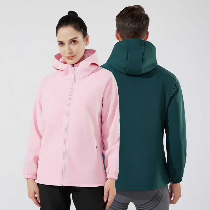 2025 New Autumn and Winter Warm Jacket for Men and Women, Outdoor Polar Fleece Casual Hooded Zipper Hoodie