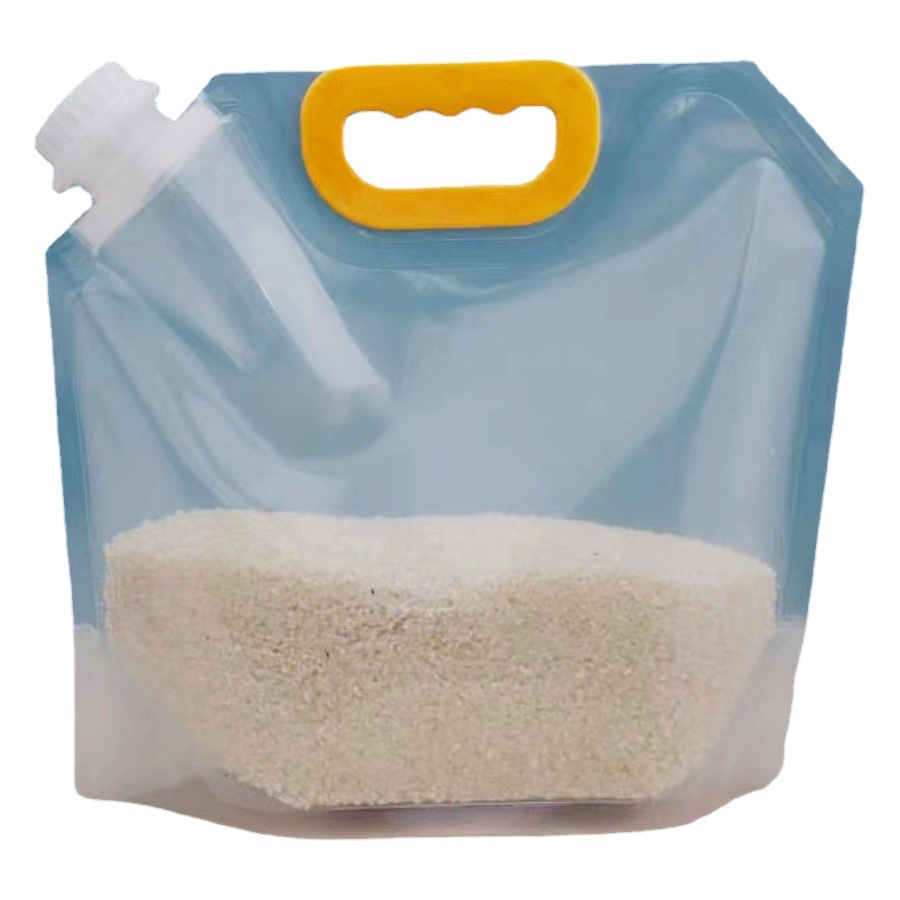 Rice Spout Bag Plastic Bag Millet Self-Sealing Sealed Packaging Bag Grain Storage Bag Moisture-Proof Thickened
