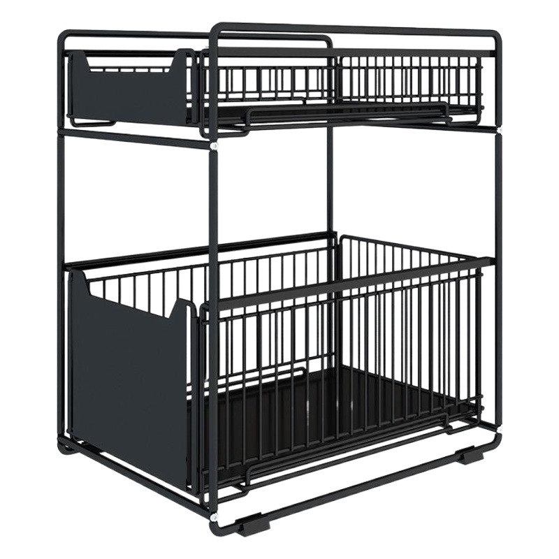 Kitchen Sink Storage Rack Storage Double-layer Drawer-type Drawer-type Multi-functional Bathroom Cabinet Desktop Storage Rack