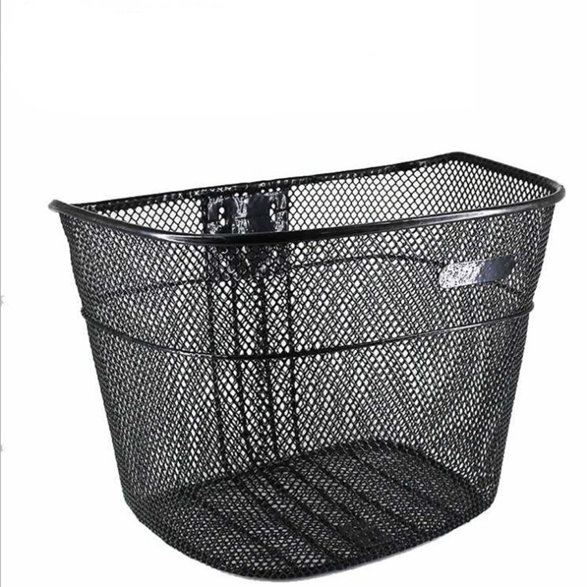 Manufacturer supply bicycle net blue car frame Lou basket steel basket basket with bracket and accessories riding
