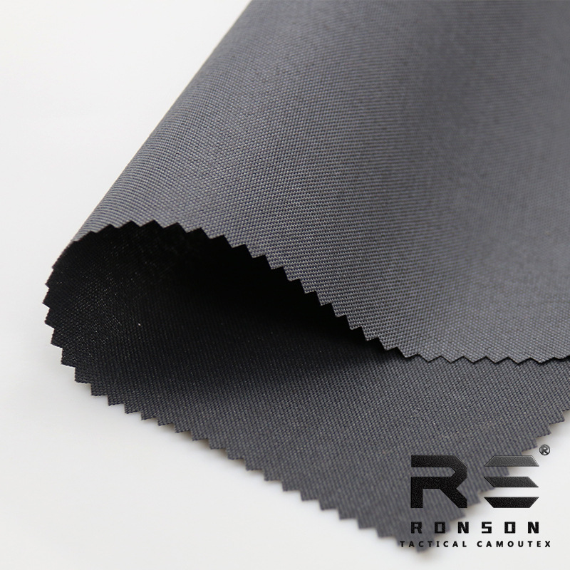 Picture of Rongsheng 500D Polyester Wolf Gray Cordura Waterproof Pu Coated Outdoor Fabric for Bags, Waterproof and Tear-Resistant