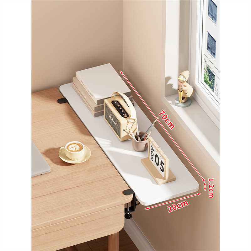 Picture of Desktop extension board, punching-free gap extension, expansion, computer desk hand rest, folding, lengthening, and widening panel