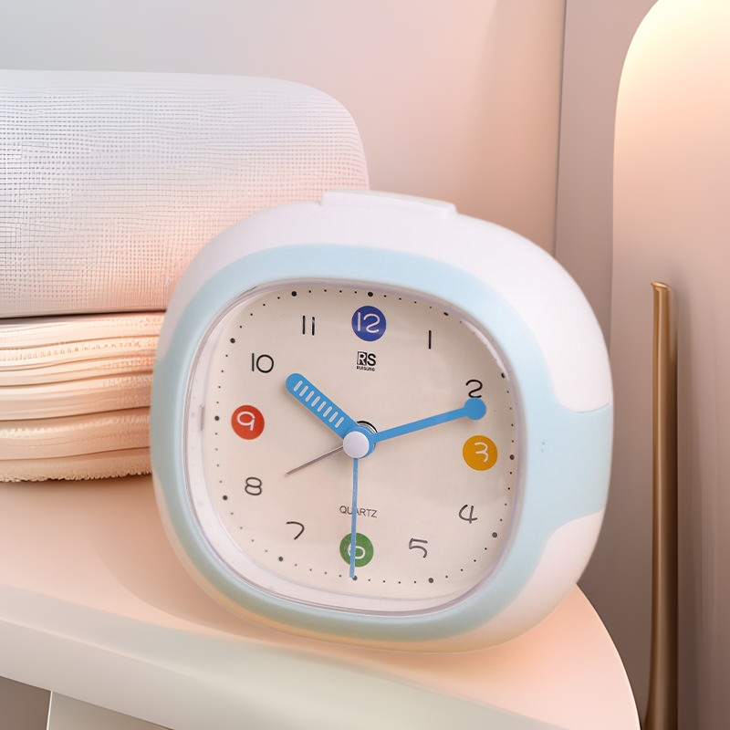 Alarm clock 2024 new students dedicated to get up children girls high school students study dormitory table clock wholesale