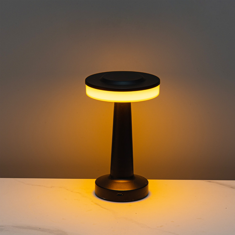 Cross-border l bar hotel ktv coffee restaurant decoration atmosphere creative personality ornaments rechargeable touch lamp
