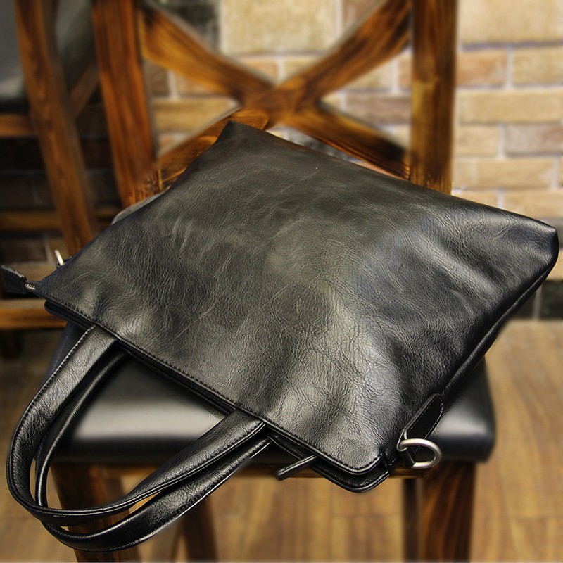 Crossbody Briefcase Men's Handbag Shoulder Bag Men's Horizontal Style Men's Bag Business Men's Bag Now