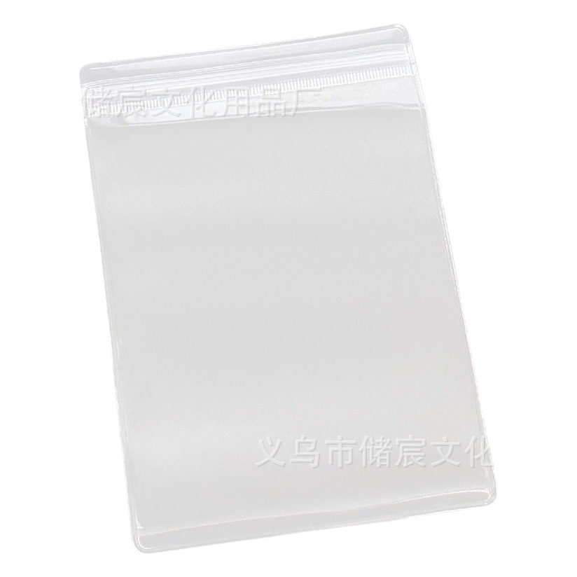 Transparent pvc ziplock bag Advanced Simple small card hand account gift packaging jewelry packaging sub-packaging sealed bag