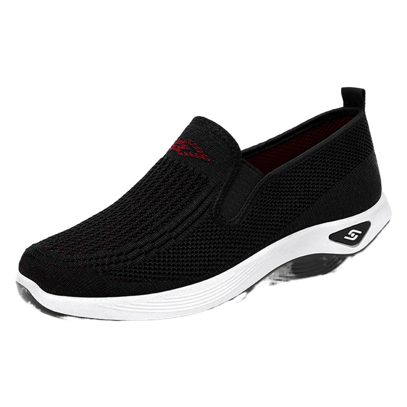 Women's Shoes 2025 Spring and Autumn New Style Old Beijing Cloth Shoes Cross-Border Women's Shoes Middle-Aged and Elderly Mother's Shoes Slip-On Flat Shoes