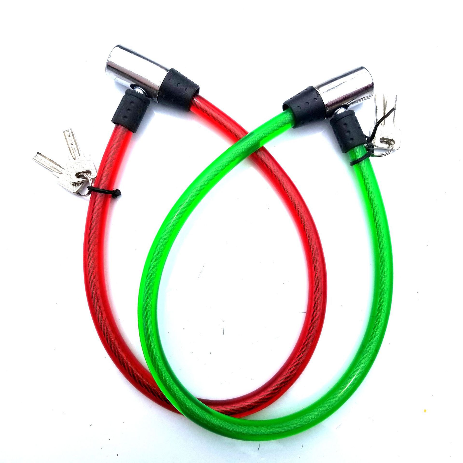 Picture of Wholesale ring key lock bicycle anti-theft lock bicycle cable lock hardware tools anti-theft lock