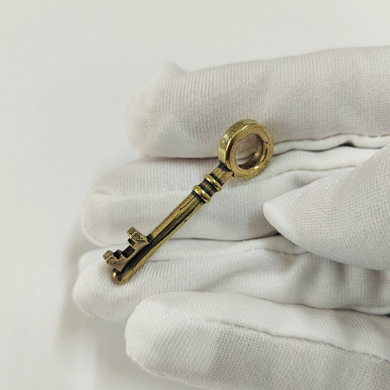 Brass Ancient Keychain Pendant Accessories Decorations Creative Small Gifts