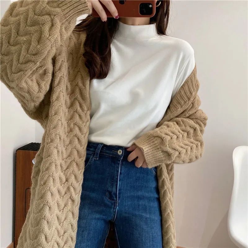 German velvet semi-high collar long sleeve T-shirt bottoming shirt women's autumn and winter new double-sided velvet warm interior solid color top ins fashion