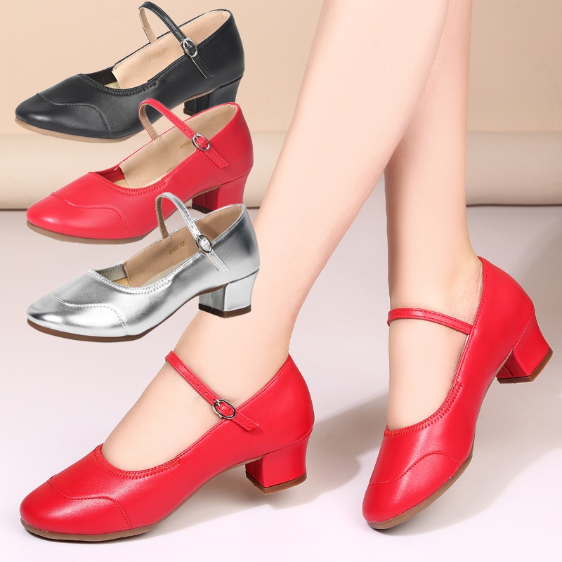 silver Dance Shoes Women Dance Shoes Women 2025 New Latin Dance Shoes Dance Shoes Square Dance Shoes Soft Sole Performance Adult