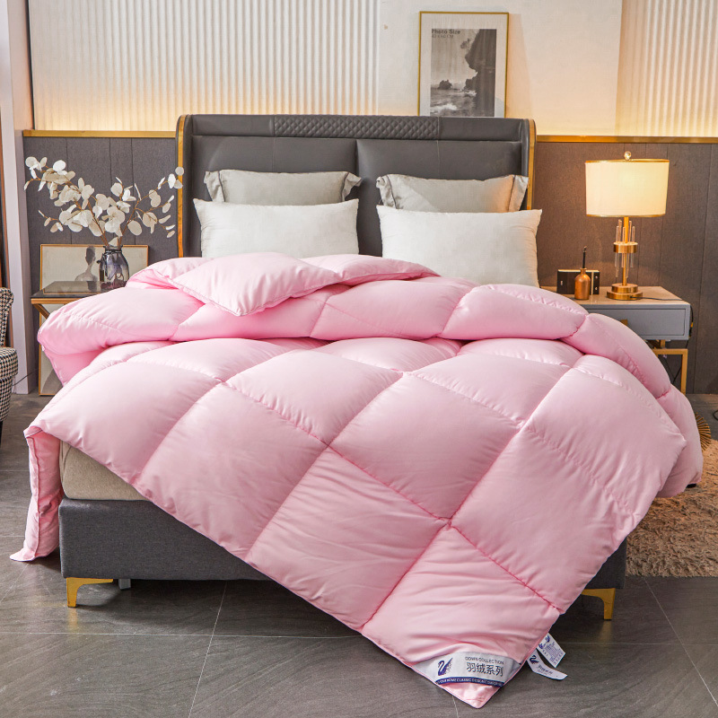 Picture of genuine goods Feather Velvet Quilt Spring and Autumn Quilt Thickened Gift Winter Quilt Down Quilt Cold-proof Warm Thick Quilt for Student Dormitory