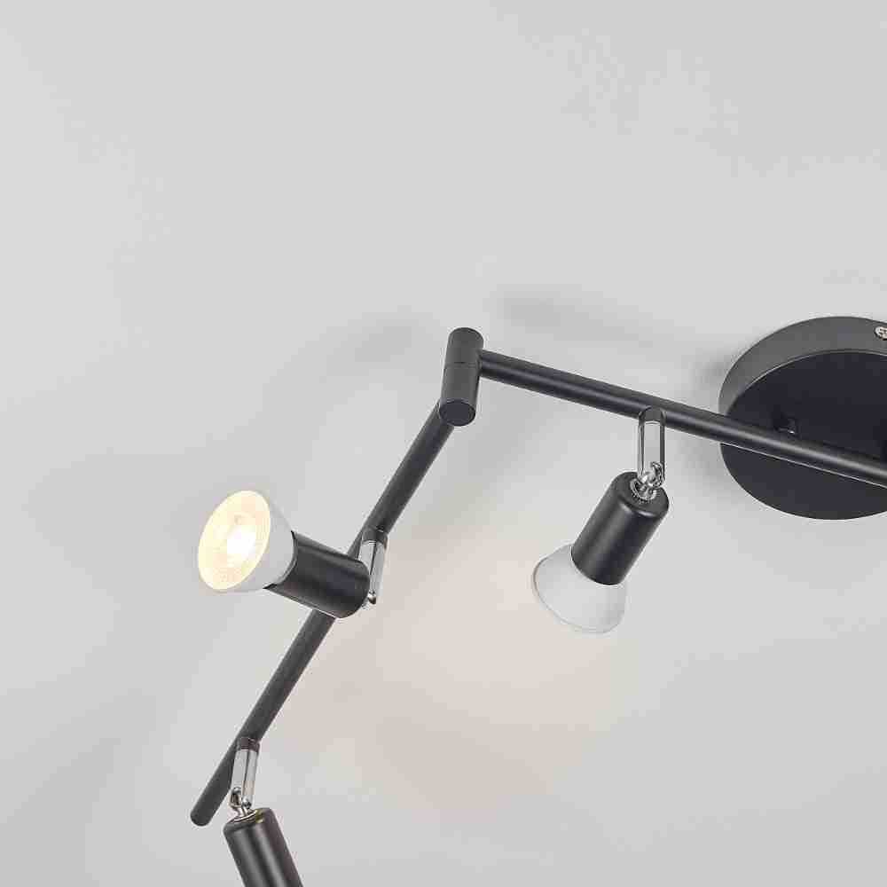 Picture of Cross-Border Scandinavian Six-Head Led Surface-Mounted Spotlights Gu10 Anti-Glare Multi-Head Lighting Spotlights with Adjustable Angle