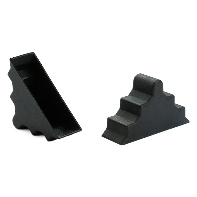 Plate Corner Protection Anti-collision Plastic Black Ceramic Tile Packaging Anti-collision Corner Lighting Pendulum Decoration Picture Frame Corner Protection