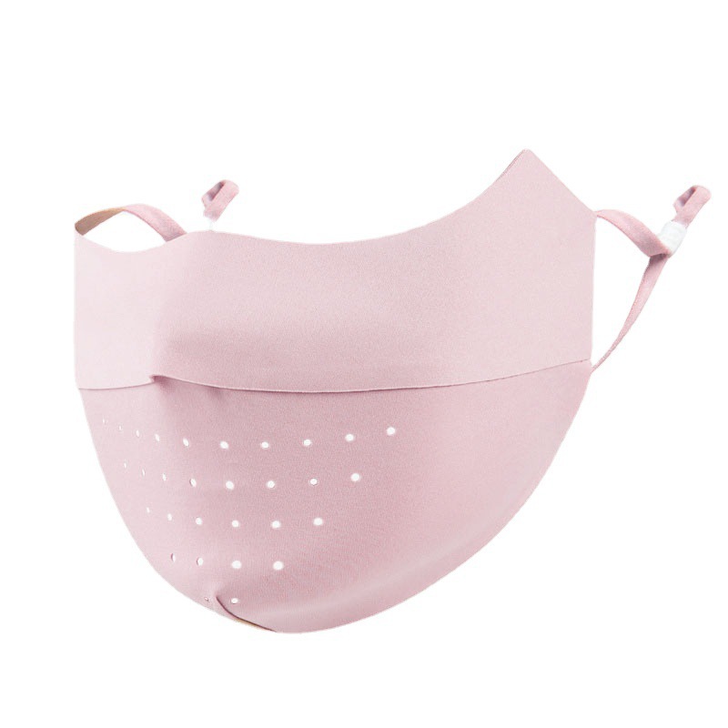 Picture of Ice Silk sun protection mask sun protection full face breathable fashion Korean eye protection corner summer outdoor UV protection Women's mask