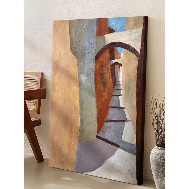 Picasso Abstract Bedroom Decorative Painting Silent Style Living Room Dining Room Decorative Painting Simple Art Porch Flat Painting