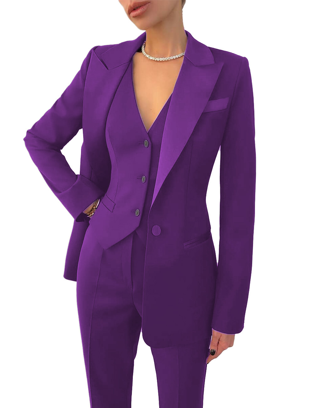 Picture of Cross-Border Women's Three-Piece Suit Business Professional Casual Women's Suit Amazon Best-Selling Three-Piece Suit for Women