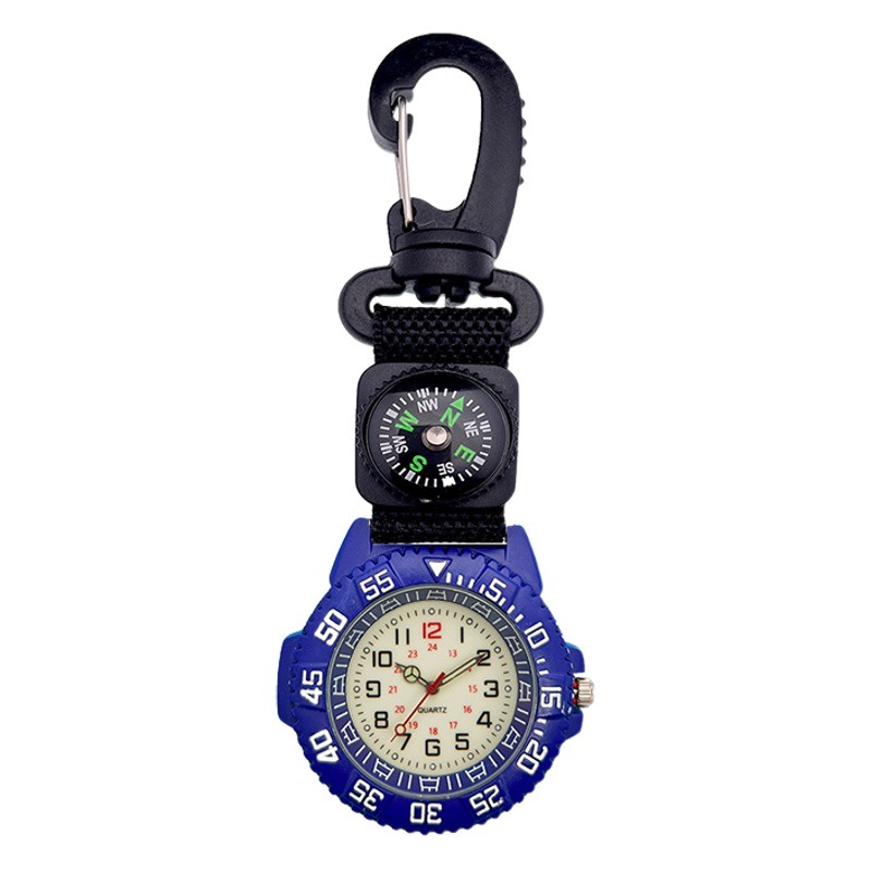 Foreign trade sports compass outdoor mountaineering watch wholesale nylon belt quartz watch work study chronograph