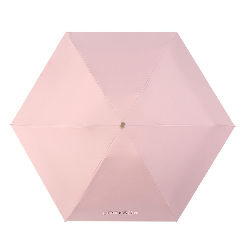 Picture of Sun Umbrella Women 50% off Umbrella Mini Umbrella Pocket Umbrella Sun Protection Uv Protection Parasol Vinyl Sun Umbrella Folding Umbrella