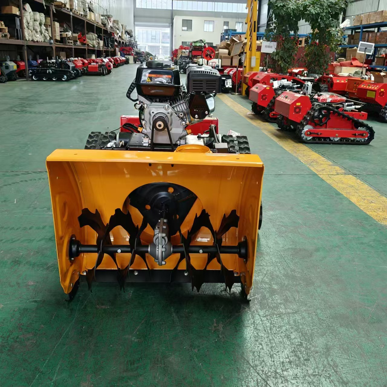 Eastern Control Simple Remote Control Lawn Mower Four-Stroke Intelligent Crawler Weeder Slope Remote Control Lawn Mower