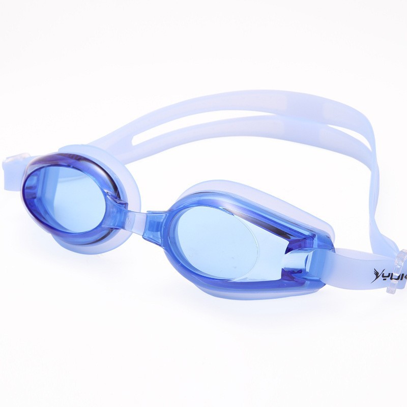 Picture of Swimming Goggles Women's Myopia High-definition Waterproof Anti-fog Men's Swimming Glasses Large Frame Flat Light Swimming Cap Swimming Bag Set Equipment