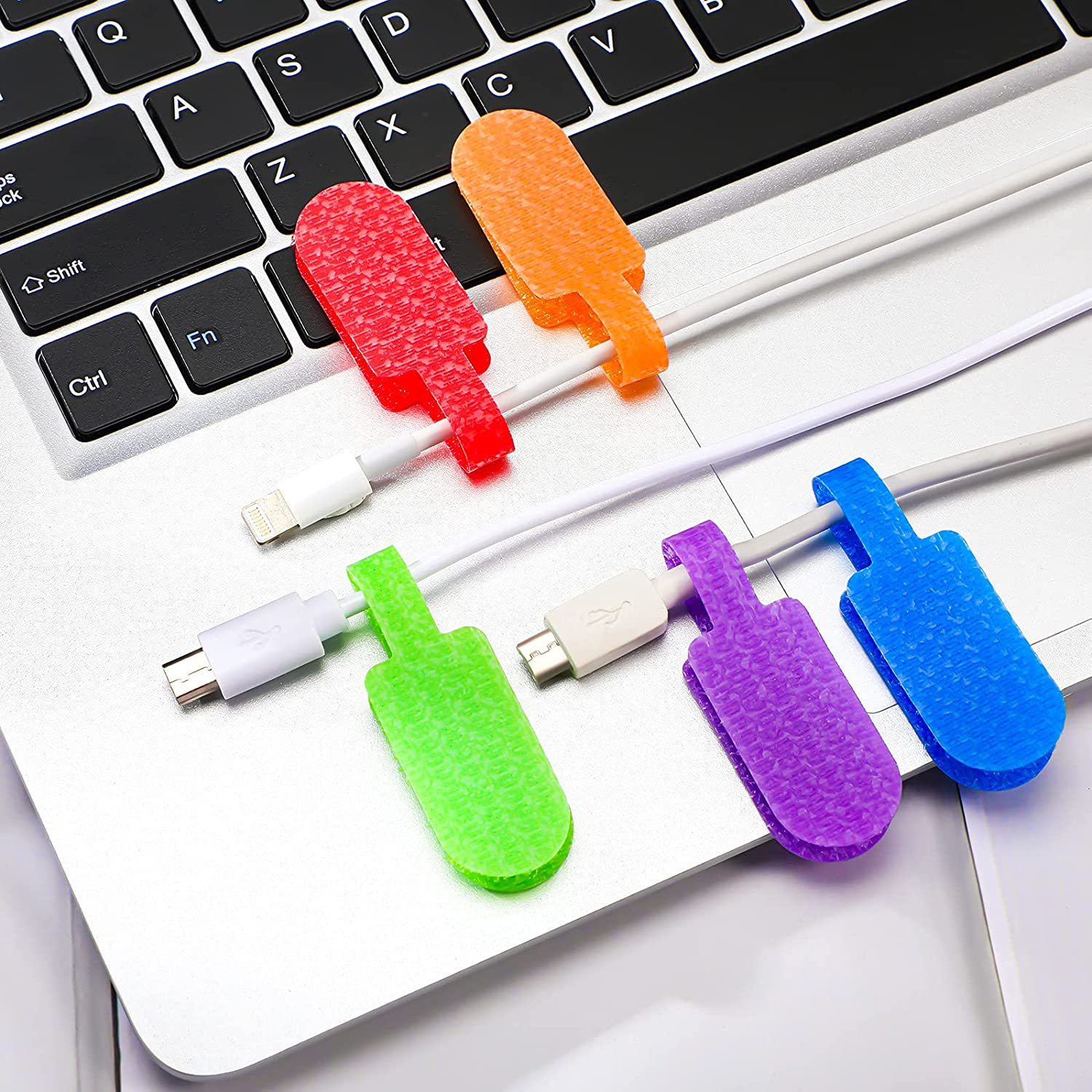 Picture of Cross-border hot sale storage cable label 50 pack can be written in wire label management and sorting cable tie