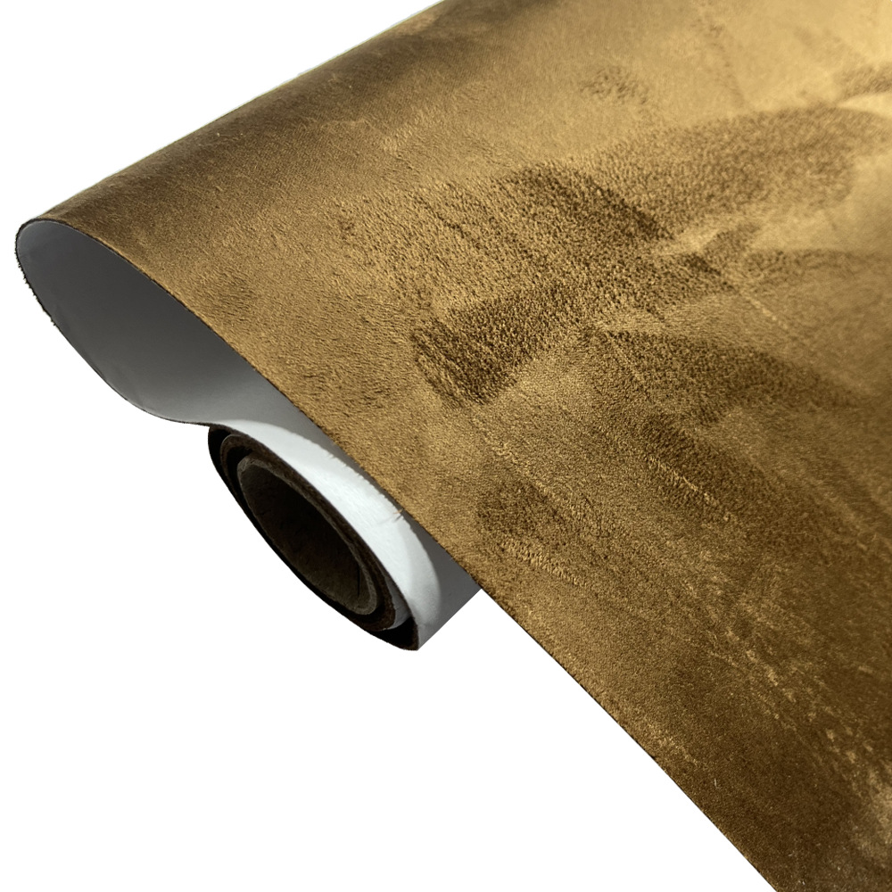 Picture of Suede suede suede flannelette sofa repair subsidy self-adhesive modified car interior central control roof modification cross-border hot sale