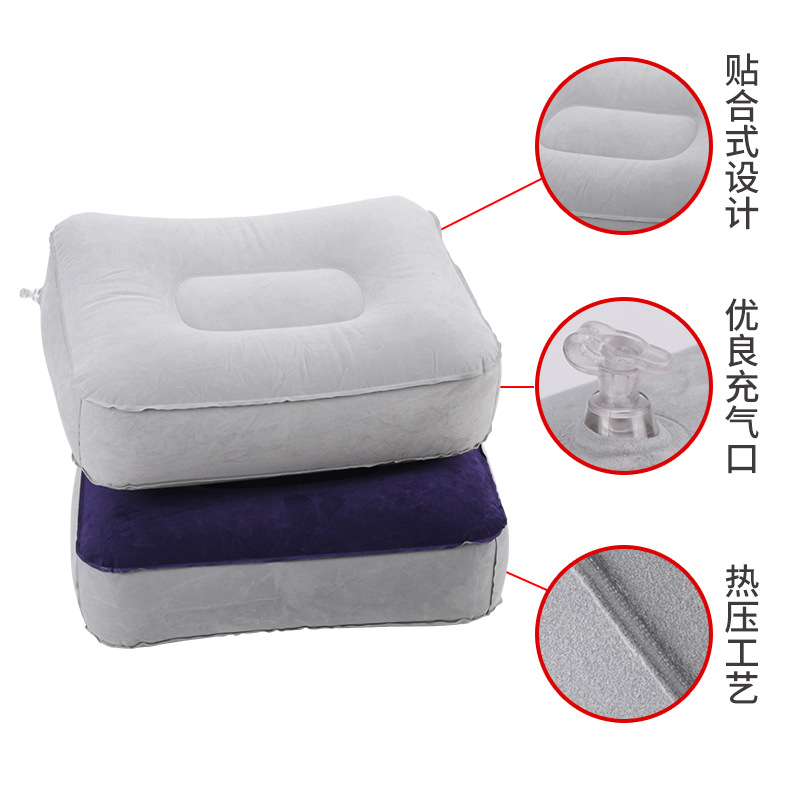 Picture of in stock Supply New PVC Flocking Inflatable Foot Mat Outdoor Foot Massage Mat Inflatable Flocking Foot Mat Wholesale
