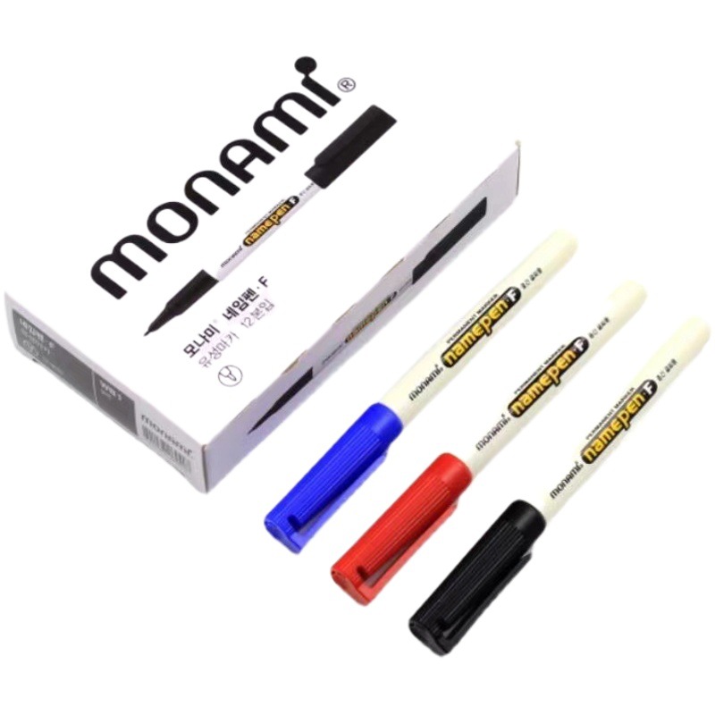 South Korea Munami Imported Monami Mark Line Painting Pen Name Pen.F Marker Oil-Based Marker Pen