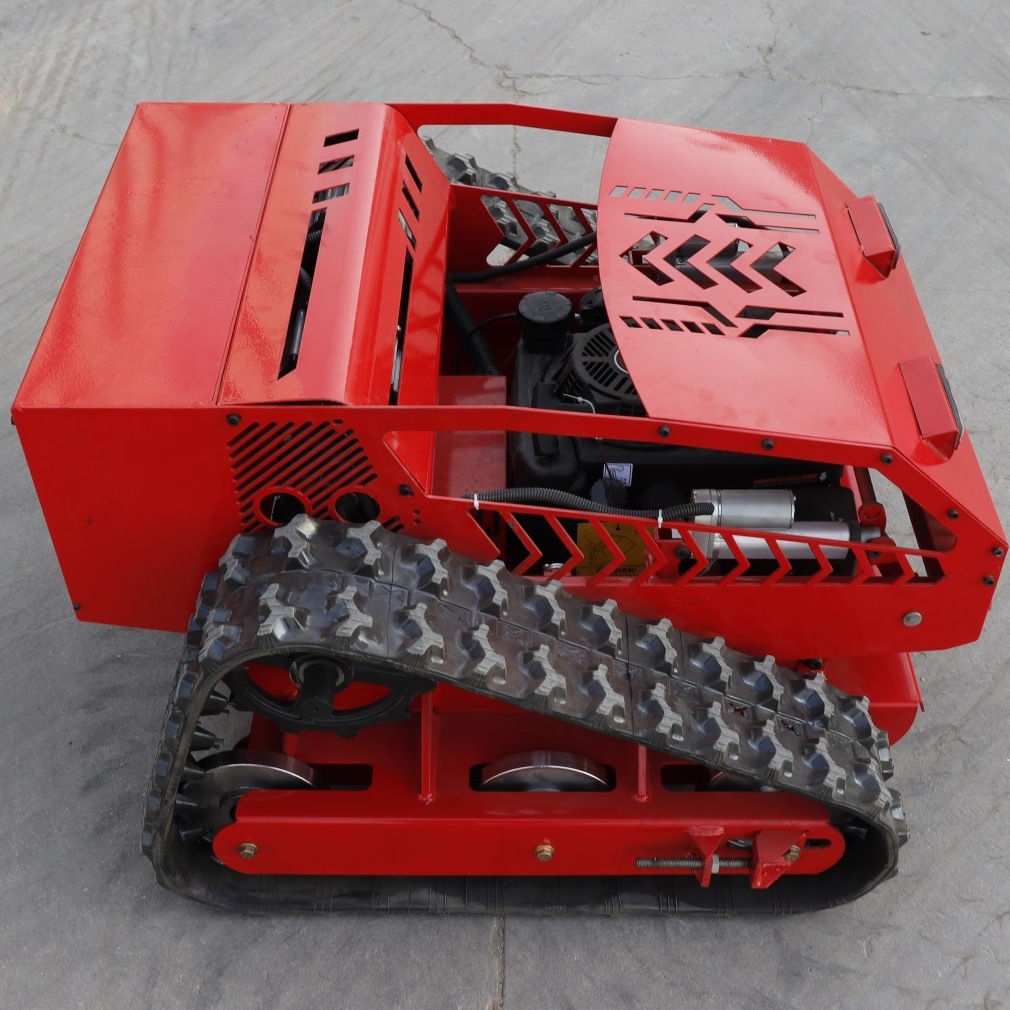 Cross-border export crawler lawn mower orchard garden remote control lawn mower self-propelled court lawn mower