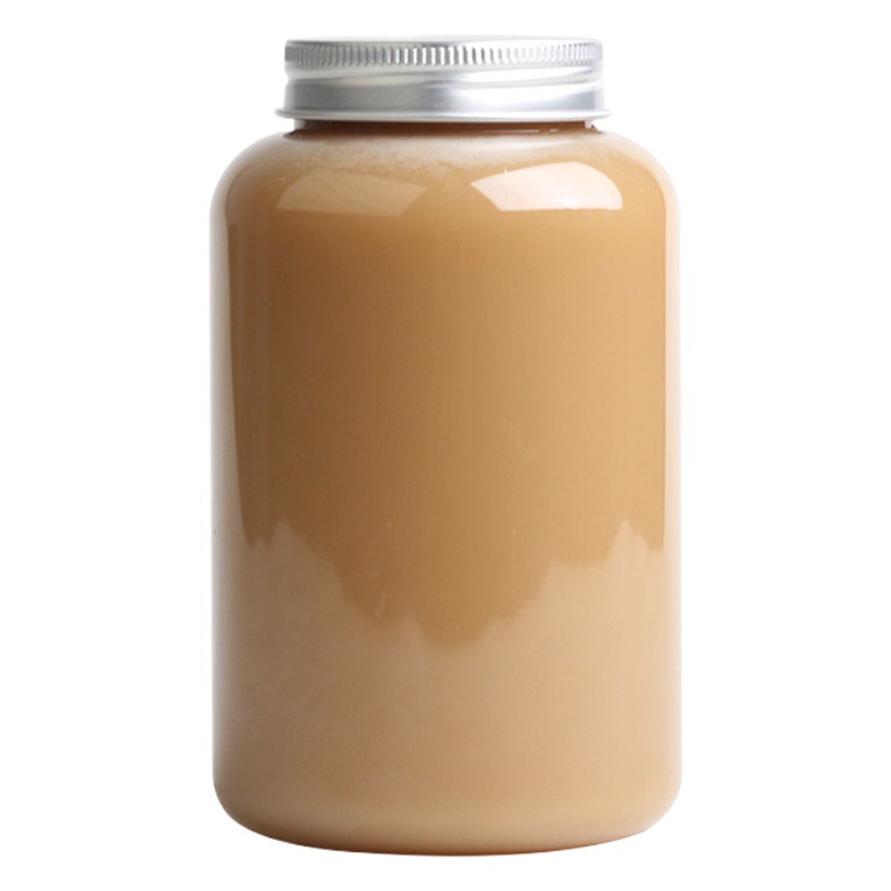 300ml fat bottle 500 ml Net red milk tea bottle disposable food grade plastic transparent beverage bottle with lid
