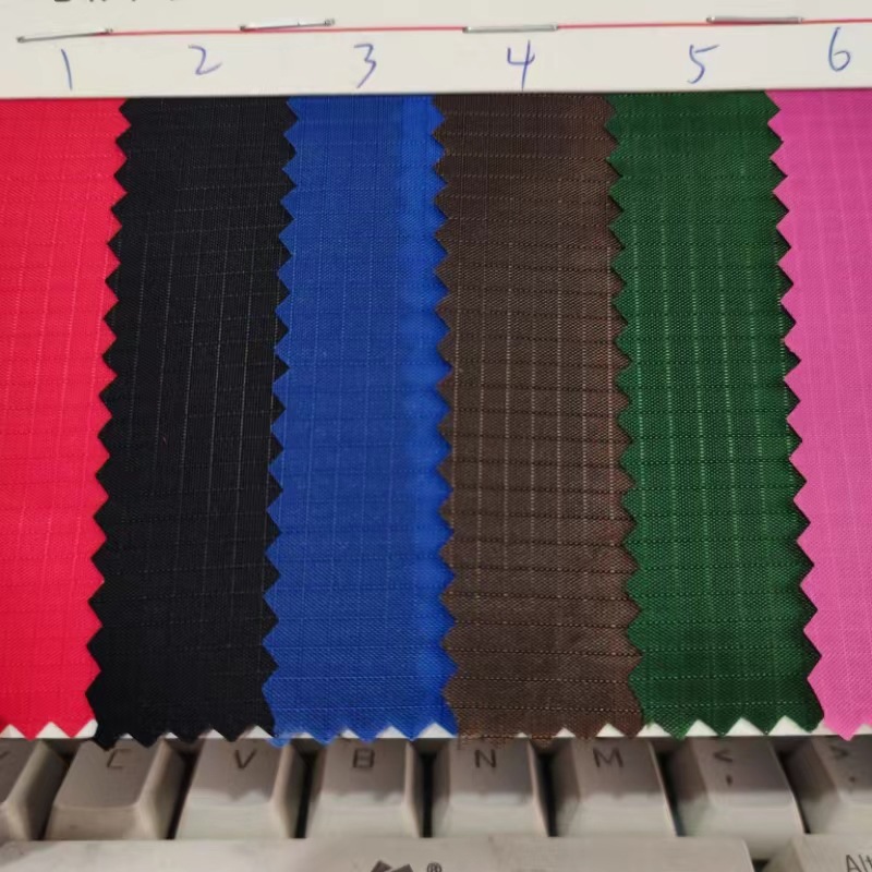 Factory Straight Hair Oxford Cloth 210 Three-part PU Coated Encrypted Thickeneded Luggage Cloth Handbag Tent Textile