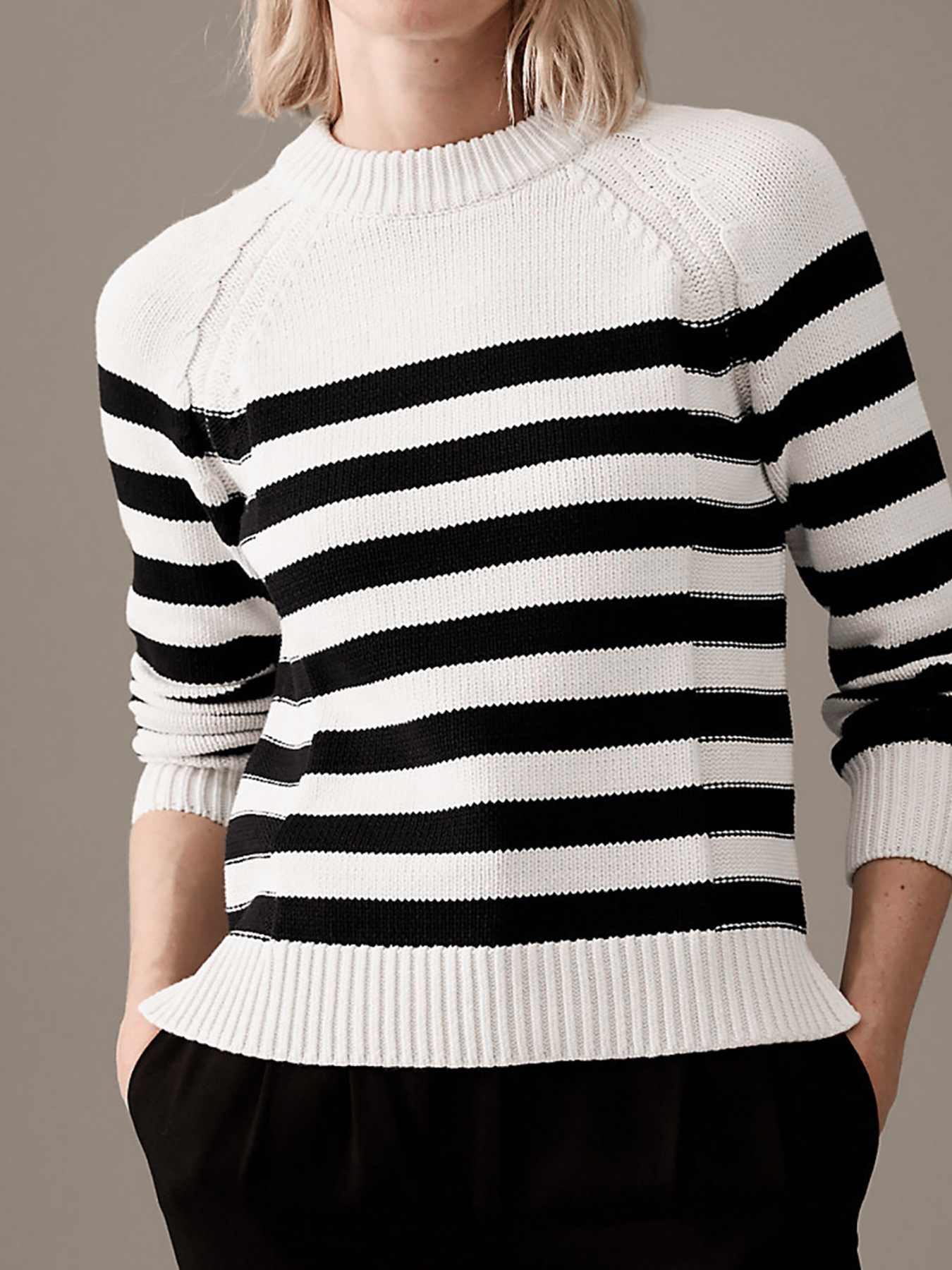 Foreign Trade Cross-border Europe and America Amazon Source Women's Sweater Crewneck Long Sleeve Knitted Sweater