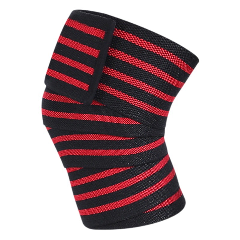 Weightlifting Squat Elastic Elastic Bandage Band Long Knee Pads Calf Fitness Protector Outdoor Cycling Sports Knee Pads