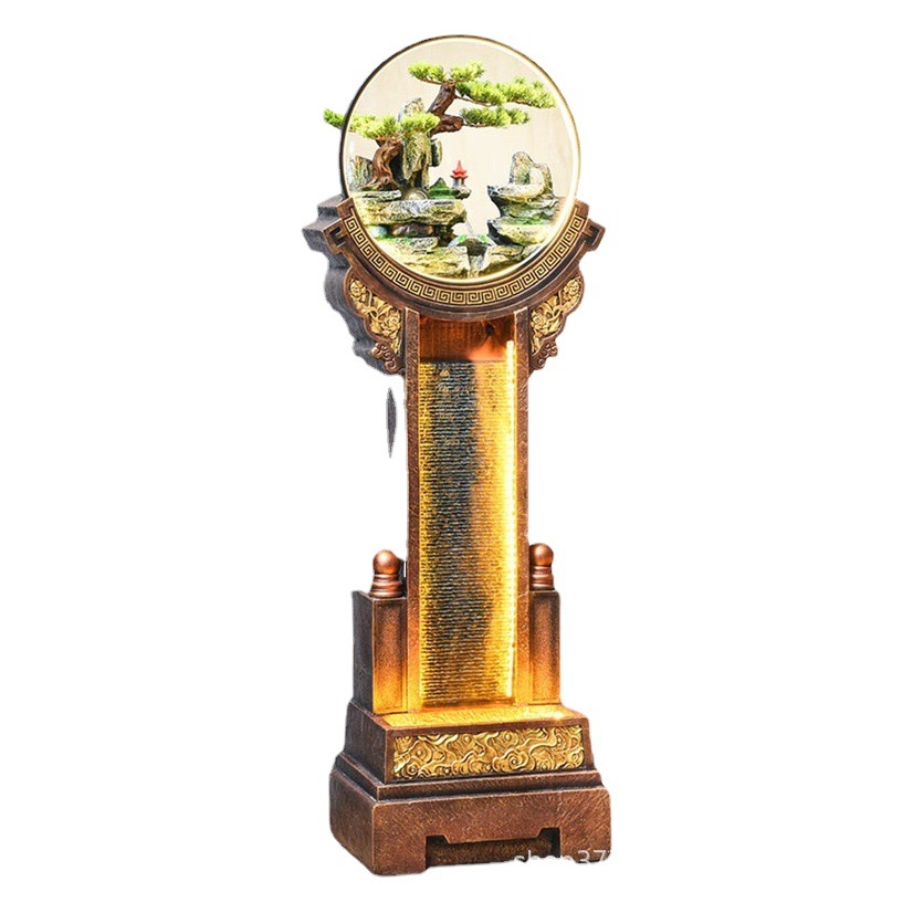 Circulating water ornaments rockery fountain fortune courtyard living room tea room balcony office shop floor water landscape
