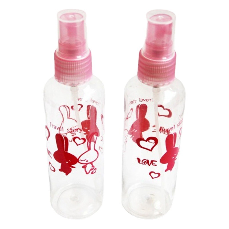 Alcohol Spray Bottle Disinfectant Spray Bottle Plastic Bottle Bear 100ml Spray Bottle Cosmetic Spray Bottle Bottled