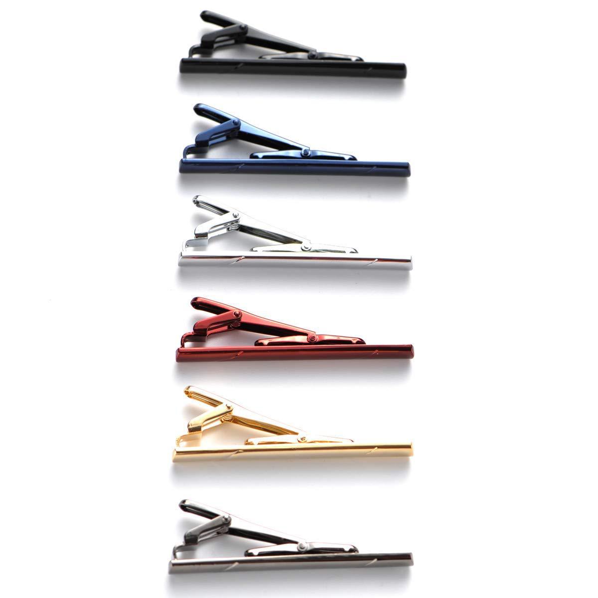 Picture of Cross-Border Fashion Colorfulful Copper Tie Clip Glossy Twill Copper 6-Colorful Men's Tie Clip Business Tie Clip