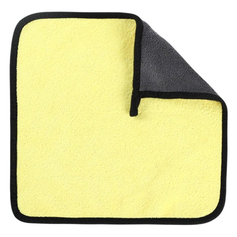 Coral Velvet Square Towel 400g Thick Absorbent Multifunctional Rag Two-Color Car Wash Towel Gift Car Wiping Towel Wholesale