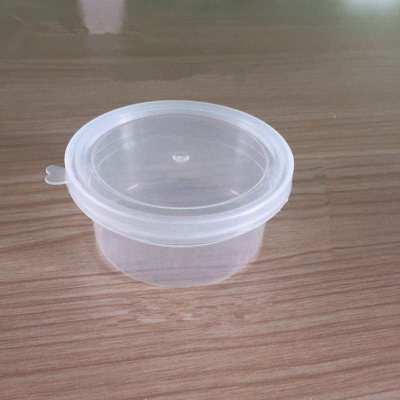 Factory supply Crystal mud storage box crystal color mud clay decompression toy transparent crystal mud plastic box