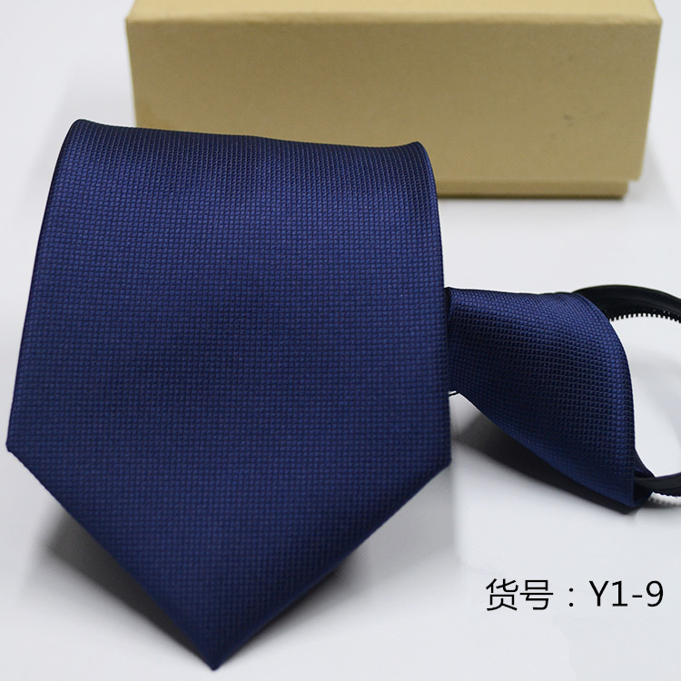 Picture of Men's Easy-To-Pull Casual Zipper Tie New Korean Style Professional Formal Wear Convenient Lazy Tie Ready for Sale