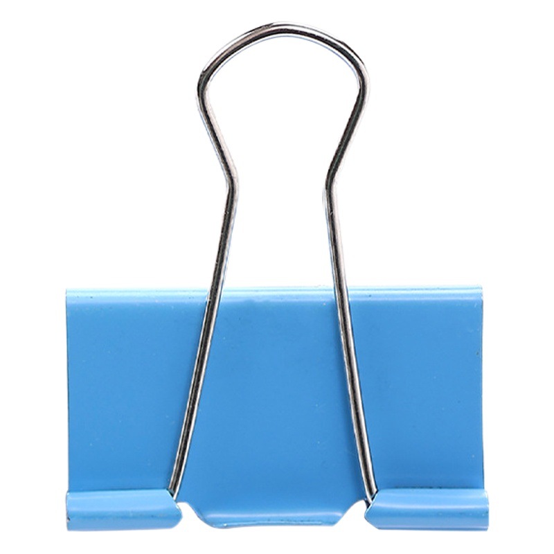 Long tail clip metal bill clip material clip stationery clip test paper strong iron clip color dovetail clip office supplies