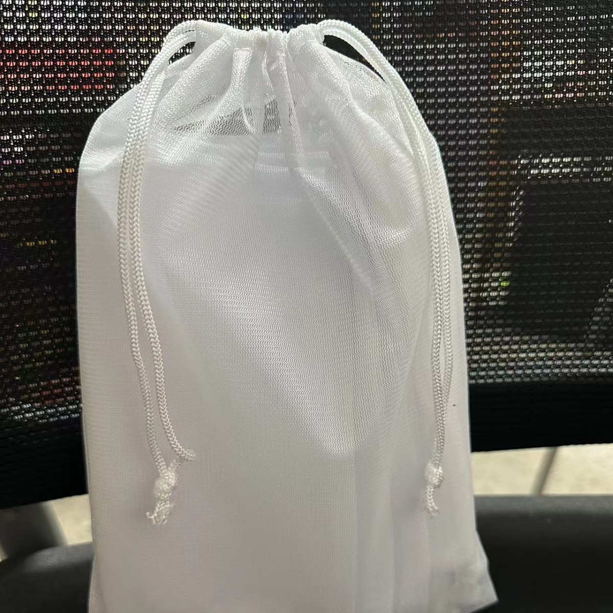 Factory in stock dense mesh drawstring bag bag storage bag
