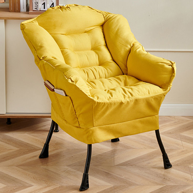 Picture of Lazy Sofa Single Chair College Student Dormitory Computer Chair Comfortable Balcony Small Sofa Soft Bedroom Backrest Recliner