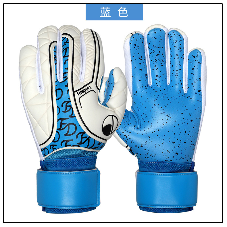 Picture of Factory Direct Sales Football Goalkeeper Gloves Royal Series 3.0 Graphite Sticky Latex All Sizes for Competition Use