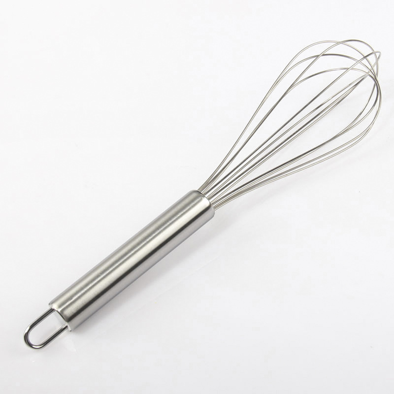 Picture of Factory wholesale 8-inch 10-inch 12-inch stainless steel manual eggbeater kitchen blender cake baking tool
