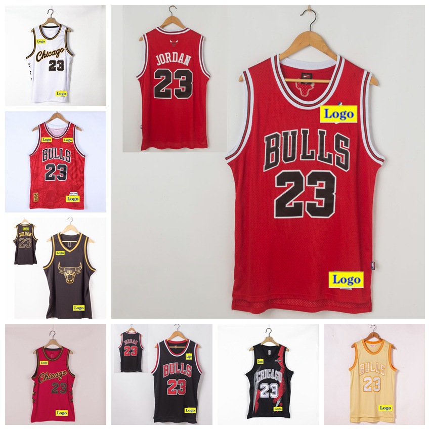 Embroidered basketball jersey Chicago jersey No. 23 basketball jersey Chicago Jersey