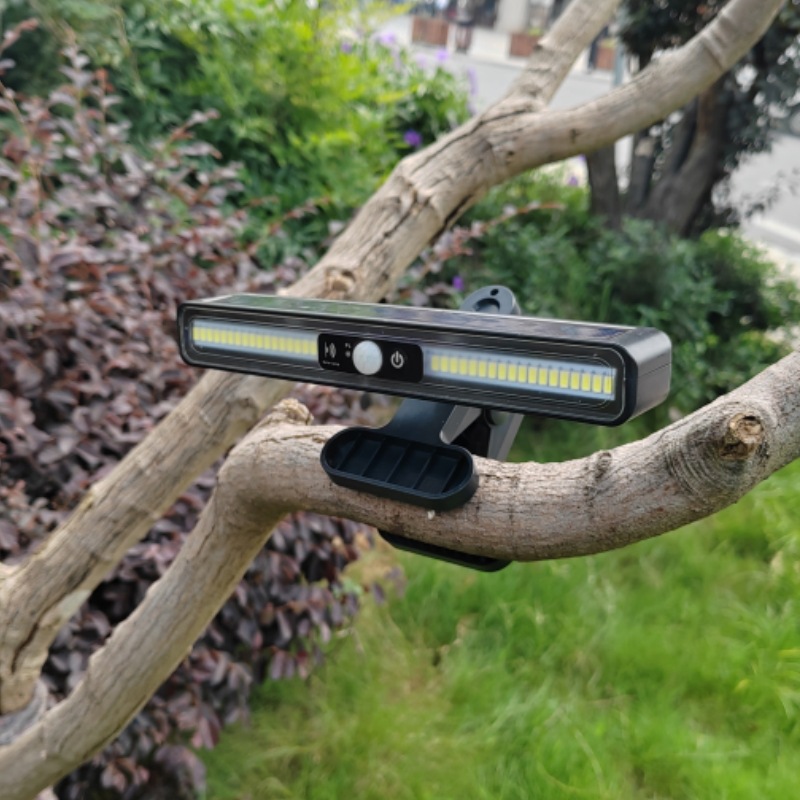 Picture of New Solar Clip Light Courtyard Garden Waterproof Outdoor Lighting Solar Human Body Induction Waterproof Wall Light